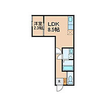 アルテ久留米  ｜ 福岡県久留米市日吉町3-18（賃貸アパート1LDK・1階・28.52㎡） その2