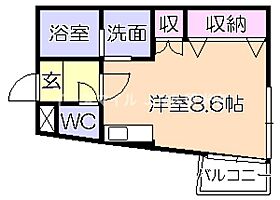 福岡県久留米市野中町84-2（賃貸マンション1R・2階・27.30㎡） その2