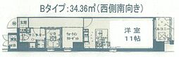 ラ・パサージュ ワンルームの間取図画像