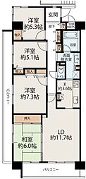ファミール北大阪リンクス 4LDKの間取図画像