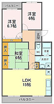 キャッスルMR 404 ｜ 静岡県静岡市葵区瀬名６丁目（賃貸マンション3LDK・4階・79.63㎡） その2