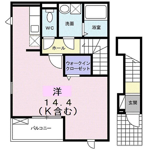 ポコ 201｜静岡県静岡市駿河区西島(賃貸アパート1R・2階・40.65㎡)の写真 その2