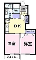 ラマージュＭ 103 ｜ 静岡県静岡市駿河区下川原５丁目（賃貸アパート2DK・1階・42.77㎡） その2