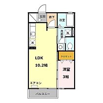 シャルム青山III 201 ｜ 静岡県静岡市駿河区下川原３丁目（賃貸アパート1LDK・2階・33.61㎡） その2