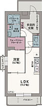 シャンヴェルジュ 103 ｜ 静岡県静岡市駿河区鎌田（賃貸マンション1LDK・1階・46.66㎡） その2