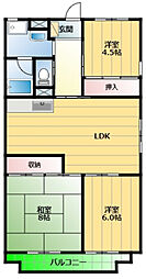間取図画像 3LDK
