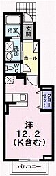 エテルノ・フィオーレ ワンルームの間取図画像