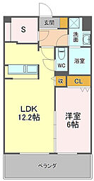 PLUMSQUARE 1LDKの間取図画像