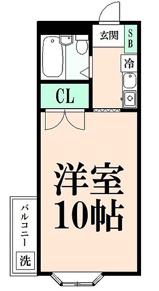ジュネス鹿島 311｜東京都八王子市鹿島(賃貸マンション1K・3階・25.30㎡)の写真 その2