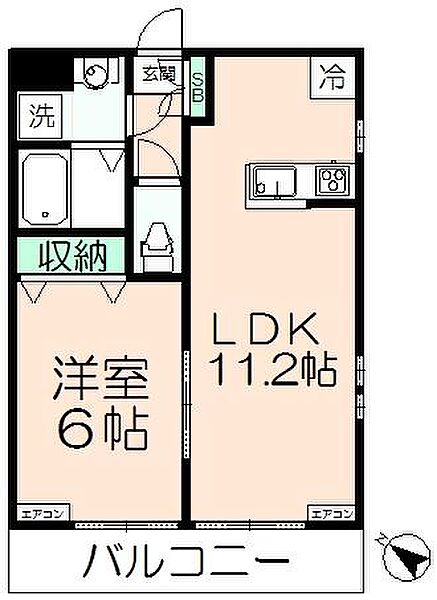 シーズン・シティ 202｜東京都日野市南平6丁目(賃貸アパート1LDK・2階・37.70㎡)の写真 その2