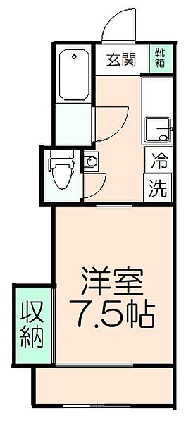 東京都日野市程久保3丁目(賃貸アパート1K・1階・23.89㎡)の写真 その2