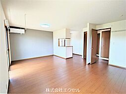 JR青梅線 昭島駅 徒歩22分の賃貸アパート 1階2LDKのリビング/ダイニング