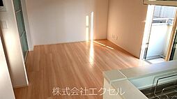 JR青梅線 牛浜駅 徒歩12分の賃貸アパート 2階1LDKのリビング/ダイニング