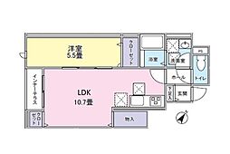 八王子市千人町2丁目アパート 1LDKの間取図画像