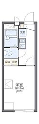レオパレスコスモ2 1Kの間取図画像