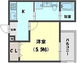 エルソフィー  ｜ 大阪府門真市小路町（賃貸アパート1K・1階・21.91㎡） その2