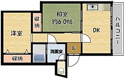間取図画像 2DK