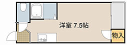 ディパーチャ大和田 ワンルームの間取図画像