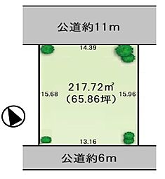 物件画像 市原市桜台4丁目　建築条件無し売地