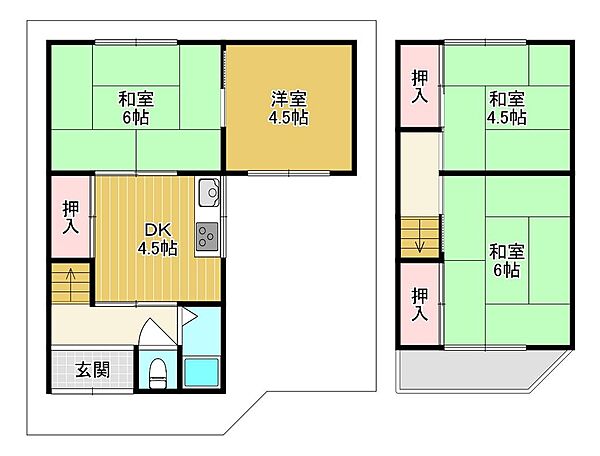 間取りを拡大表示