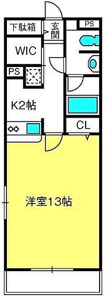 グランツ白岡 ｜埼玉県白岡市小久喜(賃貸マンション1K・2階・40.50㎡)の写真 その2