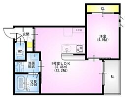 間取図画像 1LDK