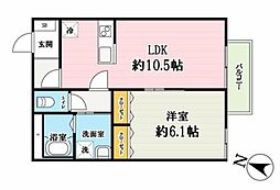 間取図画像 1LDK