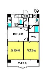 間取図画像 2DK