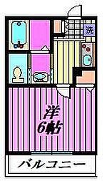 蓮田市東4丁目アパート 1Kの間取図画像