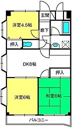 グランシャリオ大宮 3DKの間取図画像