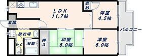 第2大原マンション  ｜ 大阪府東大阪市西堤本通東2丁目（賃貸マンション3LDK・6階・61.00㎡） その2