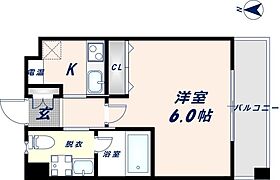 Ritz小阪 506 ｜ 大阪府東大阪市西堤学園町1丁目1-29（賃貸マンション1K・5階・25.36㎡） その2