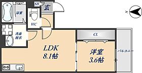 1er　つばきIII 103 ｜ 大阪府東大阪市花園本町1丁目（賃貸アパート1LDK・1階・29.60㎡） その2