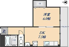 畑中マンション 204 ｜ 大阪府八尾市恩智中町2丁目244（賃貸マンション1DK・2階・38.00㎡） その2