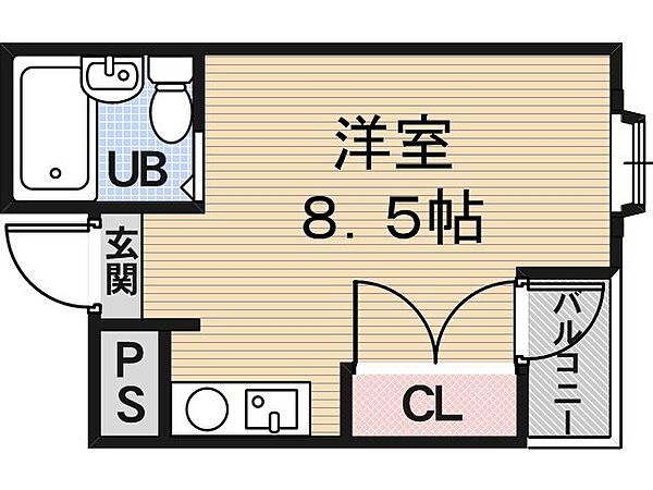 ナカダハウス ｜大阪府東大阪市上小阪4丁目(賃貸マンション1R・2階・18.00㎡)の写真 その2