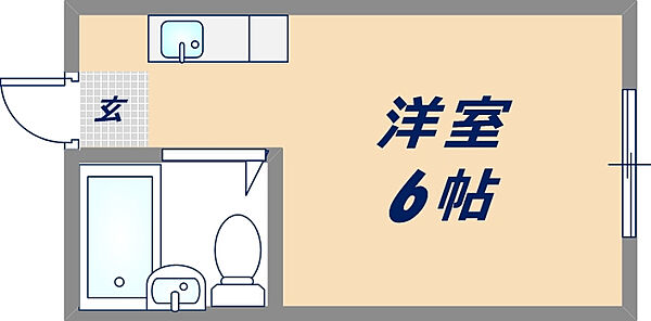 ライラック高井田 ｜大阪府東大阪市高井田元町1丁目(賃貸マンション1R・2階・15.00㎡)の写真 その2