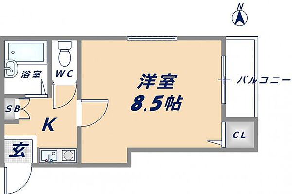 ラポルテじゅじゅ ｜大阪府東大阪市菱屋西5丁目(賃貸マンション1K・2階・20.00㎡)の写真 その2