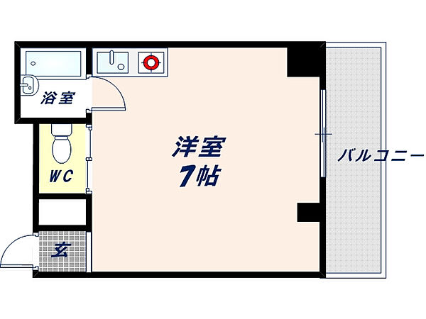 ハイツ菱屋 ｜大阪府東大阪市菱屋西5丁目(賃貸マンション1R・1階・11.62㎡)の写真 その2