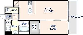 プレジオ八戸ノ里 603 ｜ 大阪府東大阪市下小阪5丁目（賃貸マンション1LDK・6階・39.29㎡） その2