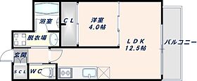 プレジオ八戸ノ里  ｜ 大阪府東大阪市下小阪5丁目（賃貸マンション1LDK・2階・39.29㎡） その2