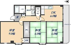 大阪府八尾市恩智南町2丁目136（賃貸マンション2LDK・3階・50.00㎡） その2