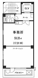 アオキビスポークビルの間取図画像