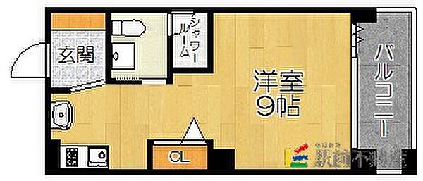 福岡県福岡市東区松香台2丁目(賃貸マンション1R・5階・25.84㎡)の写真 その2