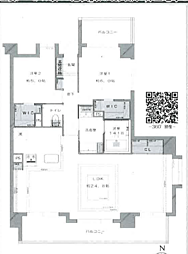 オーベル池袋立教通り 2LDKの間取図画像