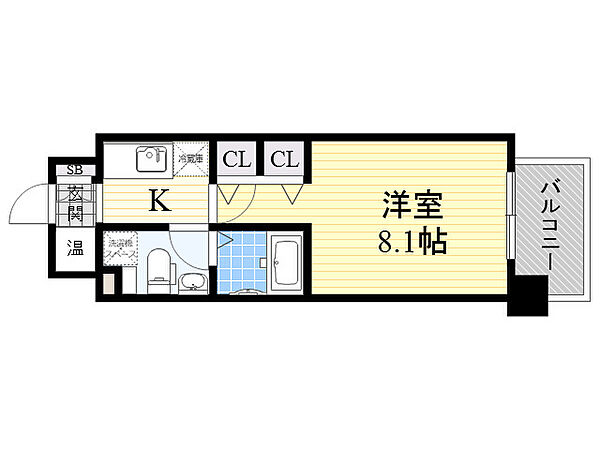 グラマシー京橋 ｜大阪府大阪市城東区鴫野西２丁目(賃貸マンション1K・3階・25.92㎡)の写真 その2