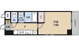 Serene Miyakojima  ｜ 大阪府大阪市都島区都島北通２丁目5番15号（賃貸マンション1K・6階・25.20㎡） その2