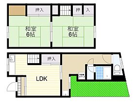 大阪府大阪市都島区毛馬町４丁目（賃貸テラスハウス2LDK・1階・79.62㎡） その2