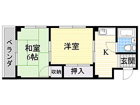 サンライズ都島  ｜ 大阪府大阪市都島区都島中通１丁目16番3号（賃貸マンション2K・4階・26.92㎡） その2