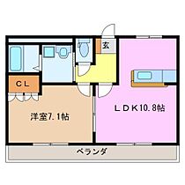 レスポワール 203 ｜ 三重県名張市瀬古口（賃貸アパート1LDK・2階・42.31㎡） その2