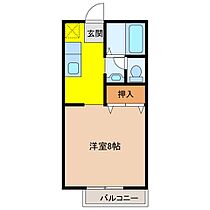 ハイツグレイス 203 ｜ 三重県名張市栄町（賃貸アパート1K・2階・27.08㎡） その2